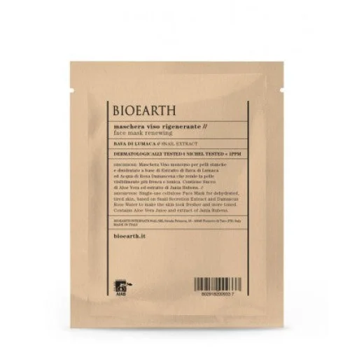 Maschera Viso Rigenerante alla Bava di Lumaca - Bioearth