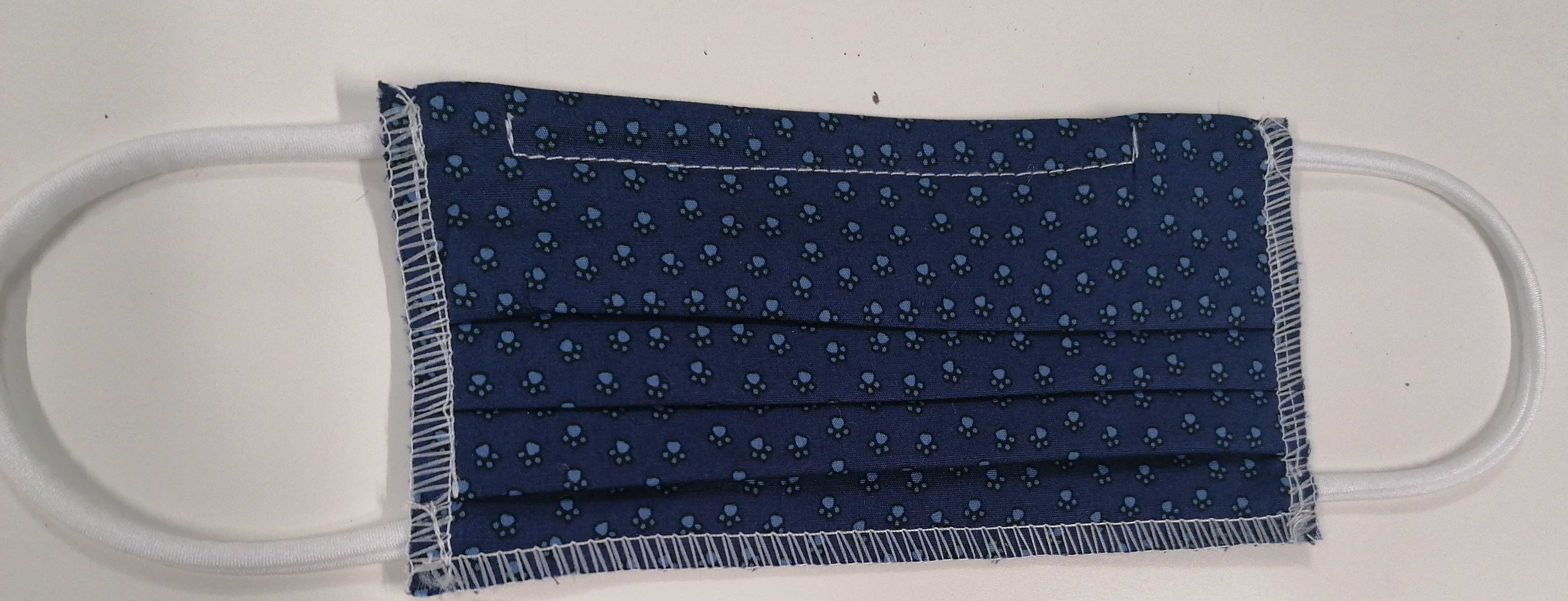 Mascherina Blu Zampette