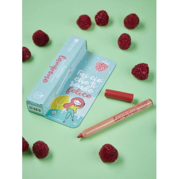 Maticao Lampone - Balsamo Labbra Colorato e Protettivo - La Saponaria