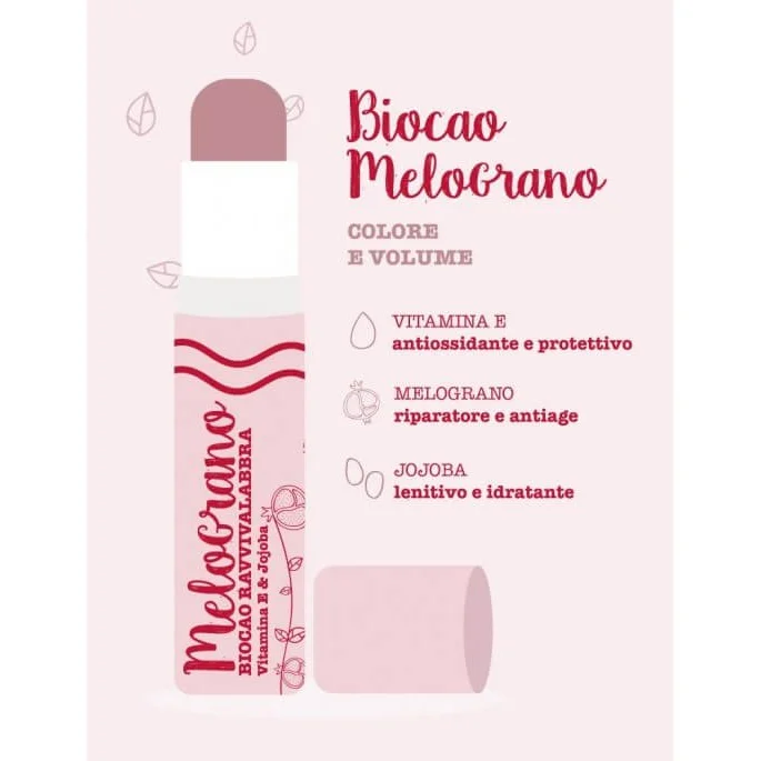 Melograno Biocao Rosso Corallo Ravviva Labbra - La Saponaria