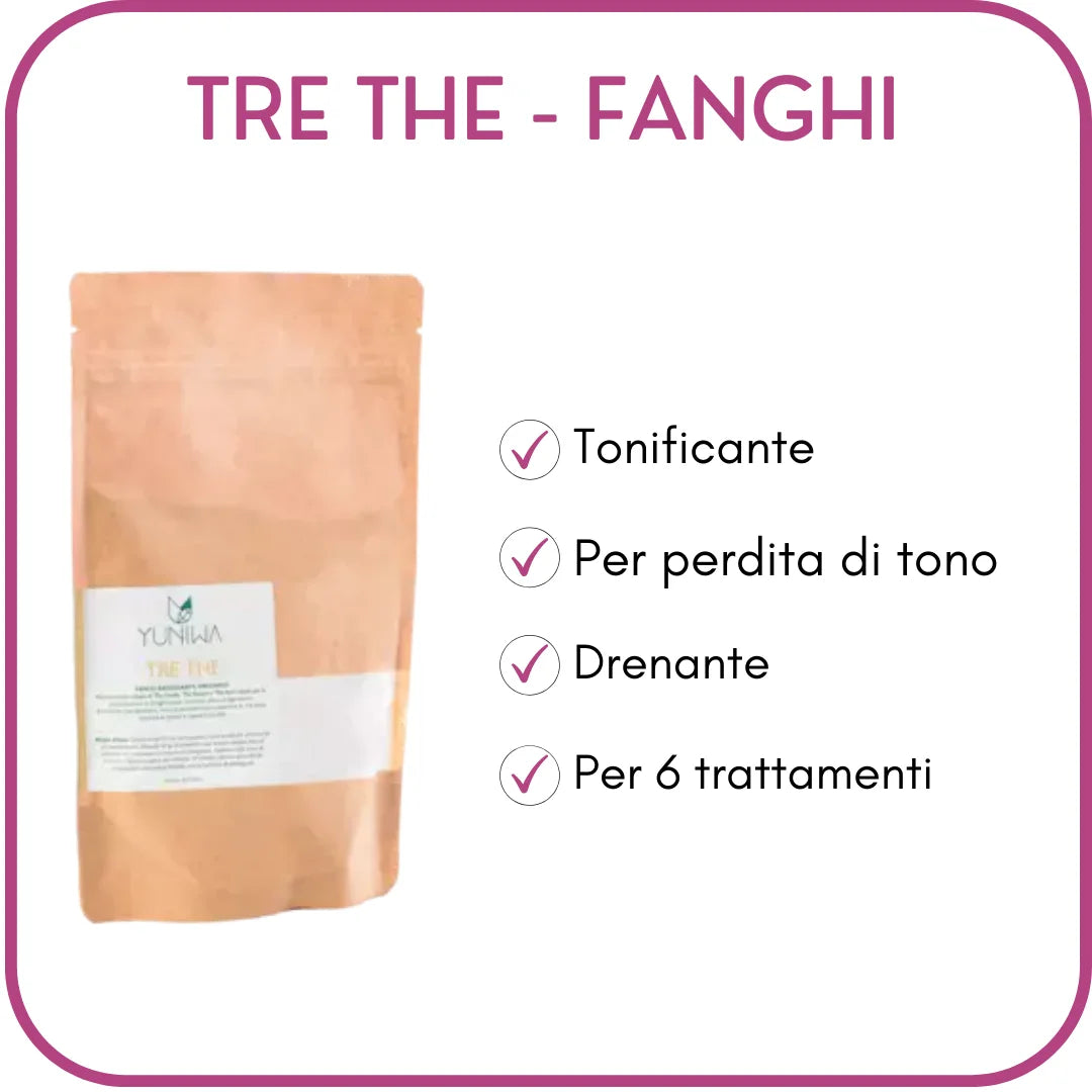 Micronizzato per Fanghi Rassodanti Anticellulite - Tre The - Gift Yuniwa Cosmetics