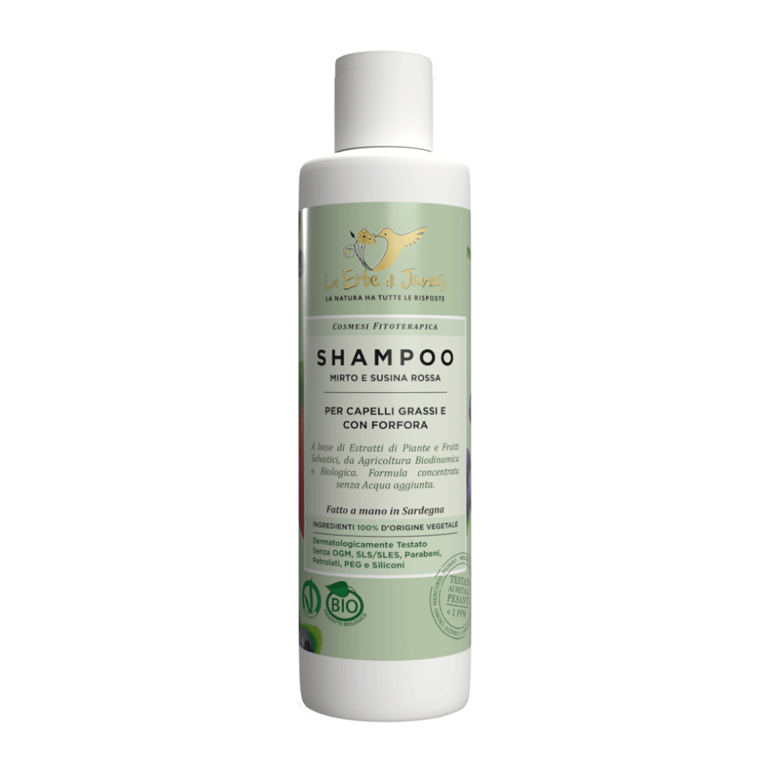 Mini Anti-Dandruff Shampoo for Oily Hair with Myrtle and Plum