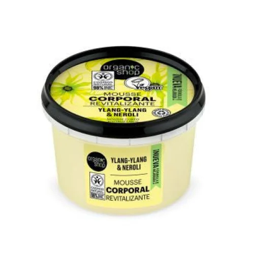 Mousse Corpo Naturale Ylang-ylang e Neroli - Organic Shop