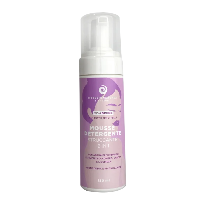 Mousse detergente e struccante 2in1 - Diva Divine - My Sezione Aurea