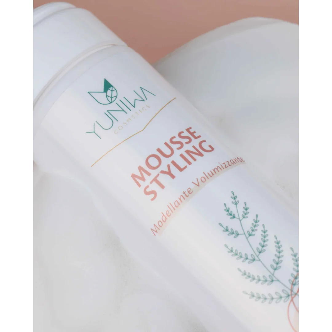 Mousse Styling Modellante Volumizzante - Yuniwa Cosmetics Biologica per Capelli Sani