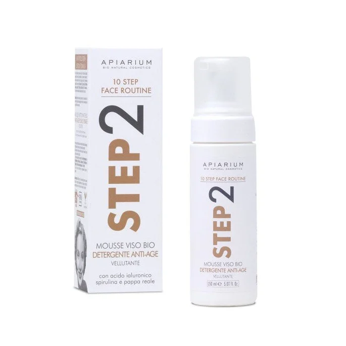 Mousse viso Detergente Anti-age - Apiarium