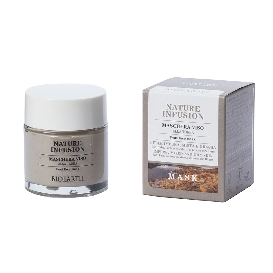 Nature Infusion - Maschera Viso alla Torba - Bioearth