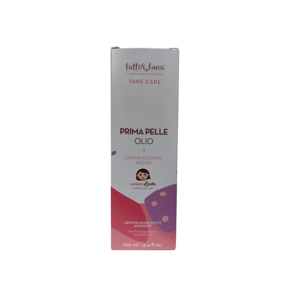 Olio corpo Lenitivo - Prima Pelle + Pezzolinda - Latte e Luna