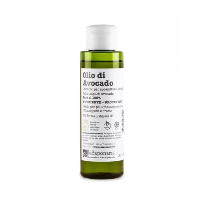 Olio di Avocado - Vegetale Anti-age - La Saponaria