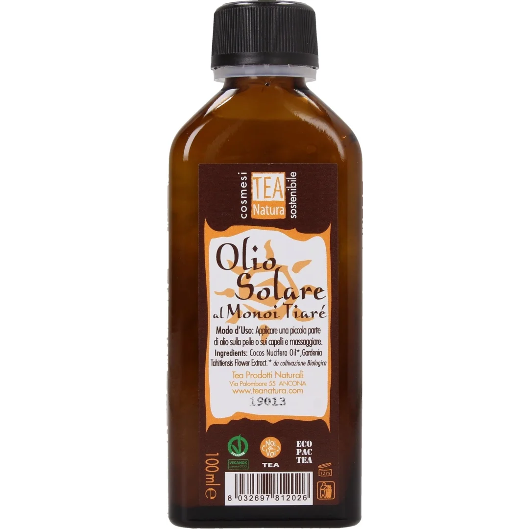 Olio Superabbronzante Vegan al Monoi Tiaré - Tea Natura