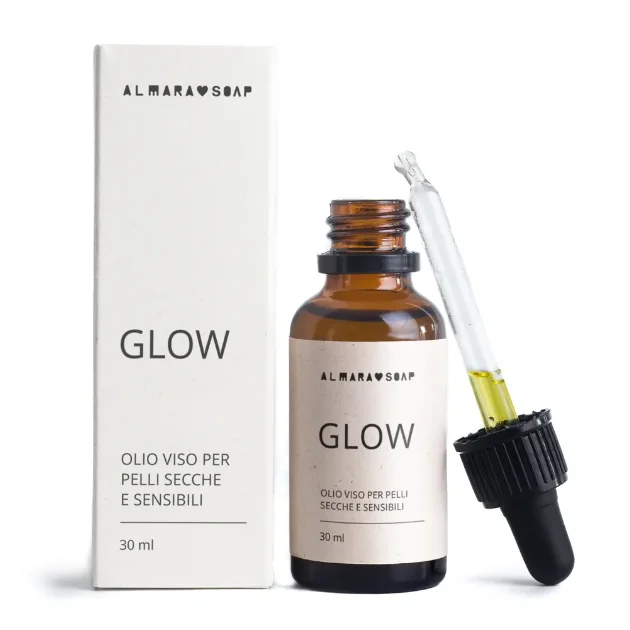 Olio Viso per Pelle Secca - Glow - Almara Soap