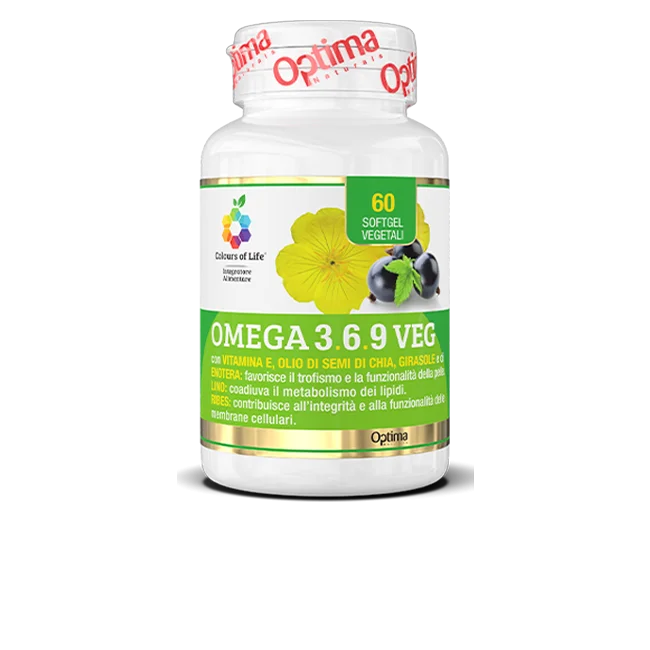 Omega 3,6,9 Veg - Integratore di acidi grassi essenziali - Optima Naturals
