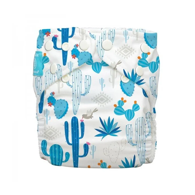 Pannolino Lavabile Taglia Unica - Cactus Azul - Charlie Banana