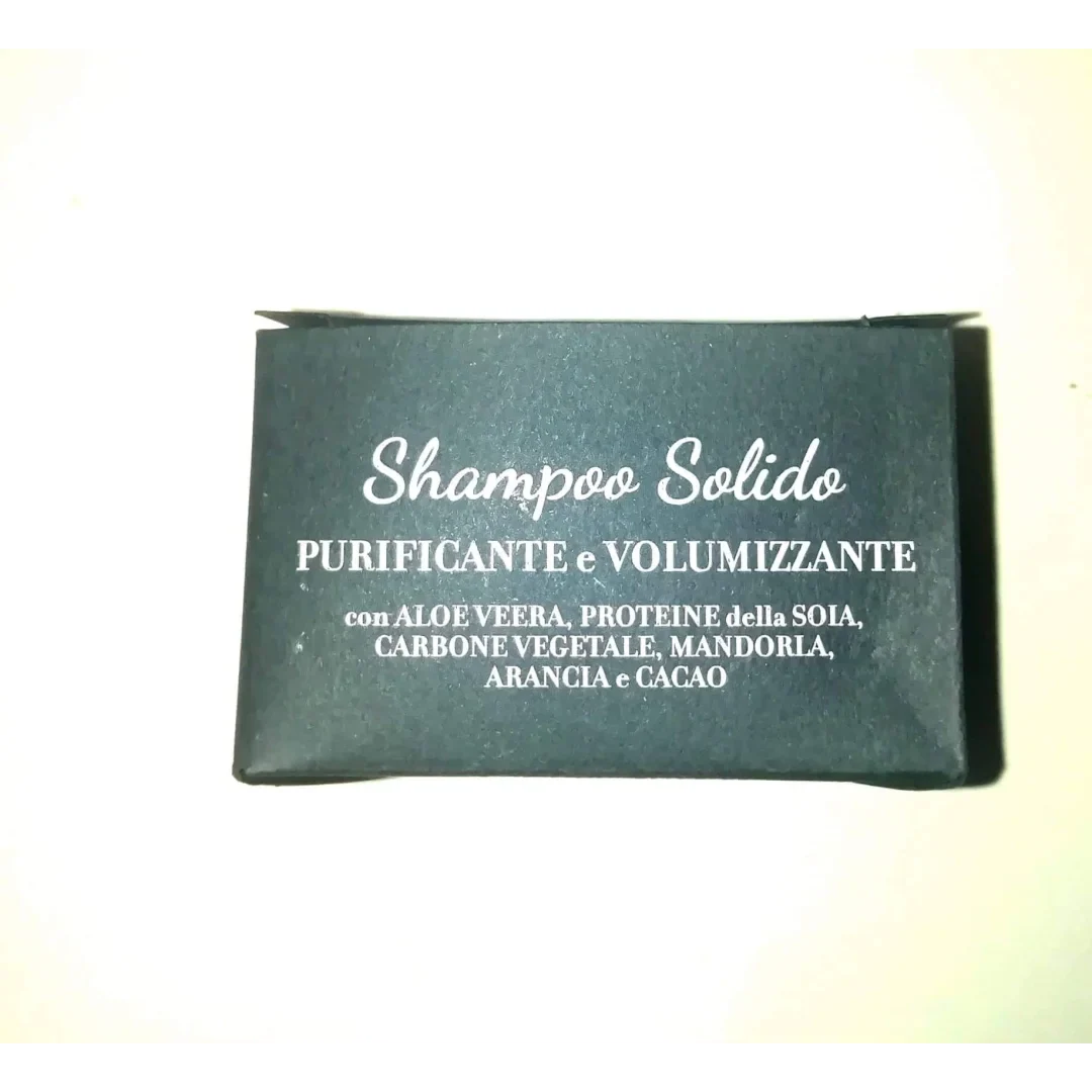 Shampoo Solido al Carbone Attivo - Parentesi Bio