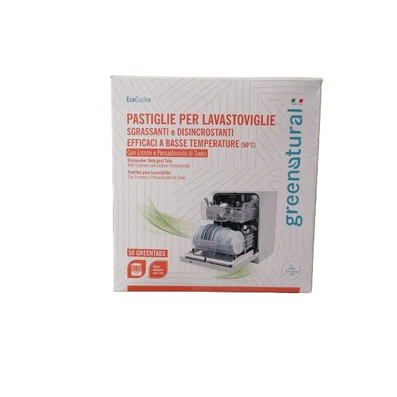 Pastiglie Lavastoviglie Biodegradabil Sgrassanti e Disincrostanti - Greenatural