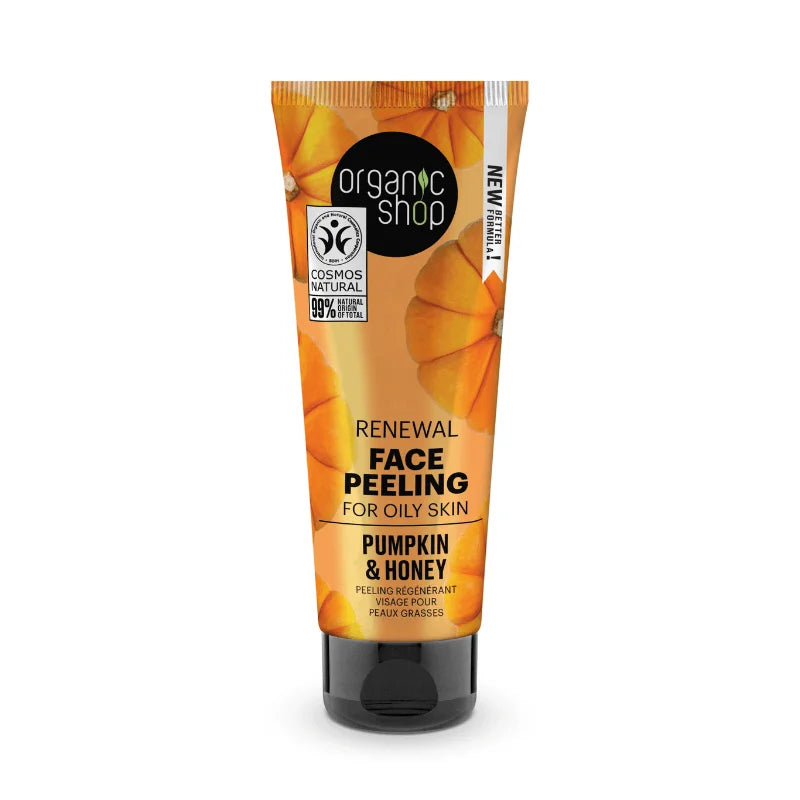 Peeling Viso con Olio di Zucca e Miele - Organic Shop