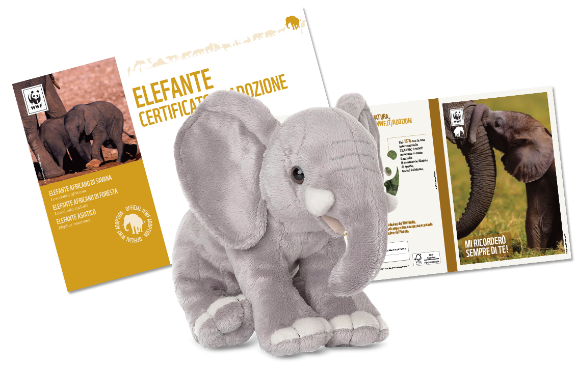 Peluche WWF - Elefante - Con contributo