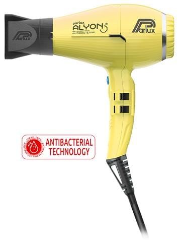 Phon Asciugacapelli Professionale - Parlux Alyon Giallo Antibatterico