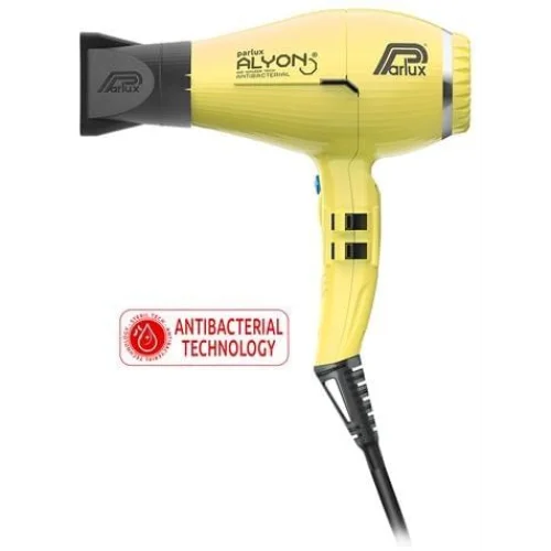 Phon Asciugacapelli Professionale - Parlux Alyon Giallo Antibatterico