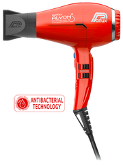 Phon Asciugacapelli Professionale - Parlux Alyon Rosso Antibatterico
