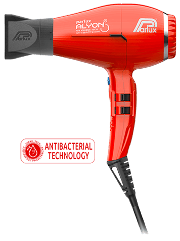 Phon Asciugacapelli Professionale - Parlux Alyon Rosso Antibatterico