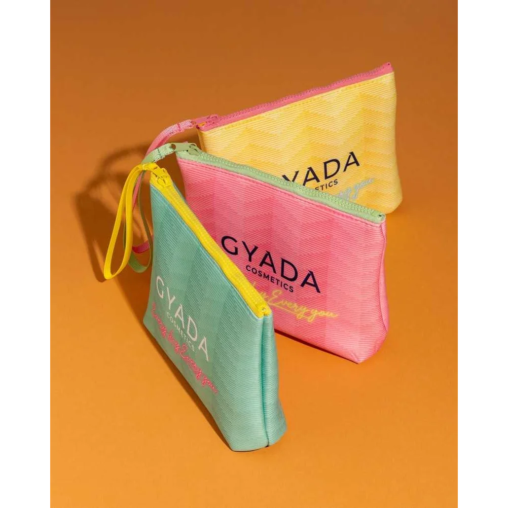 Pochette Pink Stripes - Gyada Cosmetics