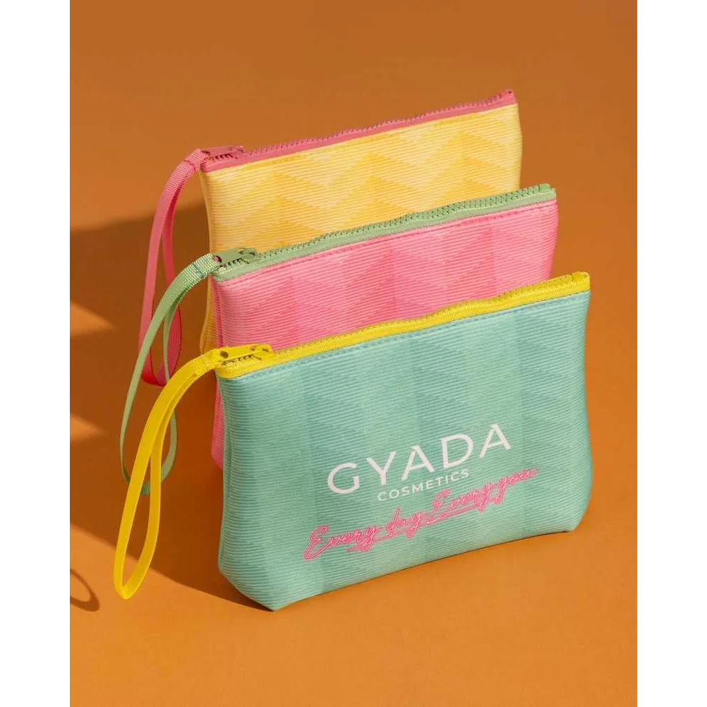 Pochette Pink Stripes - Gyada Cosmetics