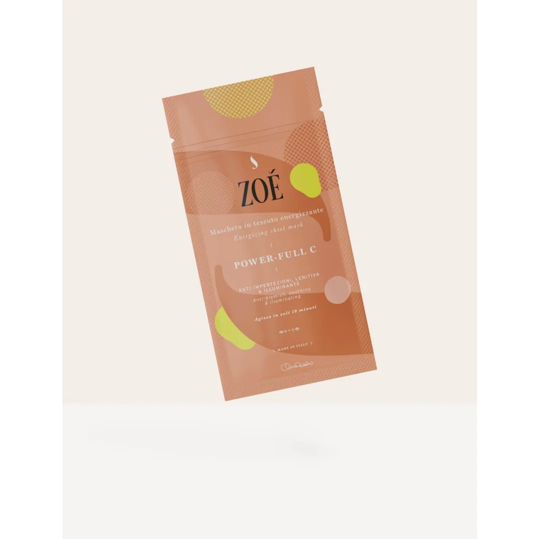 Power Full C - Maschera in Tessuto Energizzante - Zoe Cosmetics