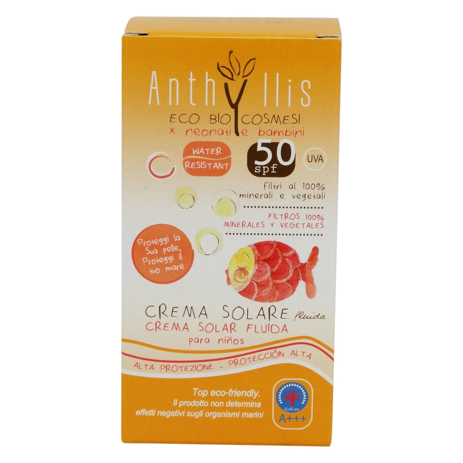 Protezione Solare 50 SPF per Bambini e Pelli Delicate