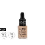 Fondotinta Liquido biologico Sublime Drop 03 Y - Purobio