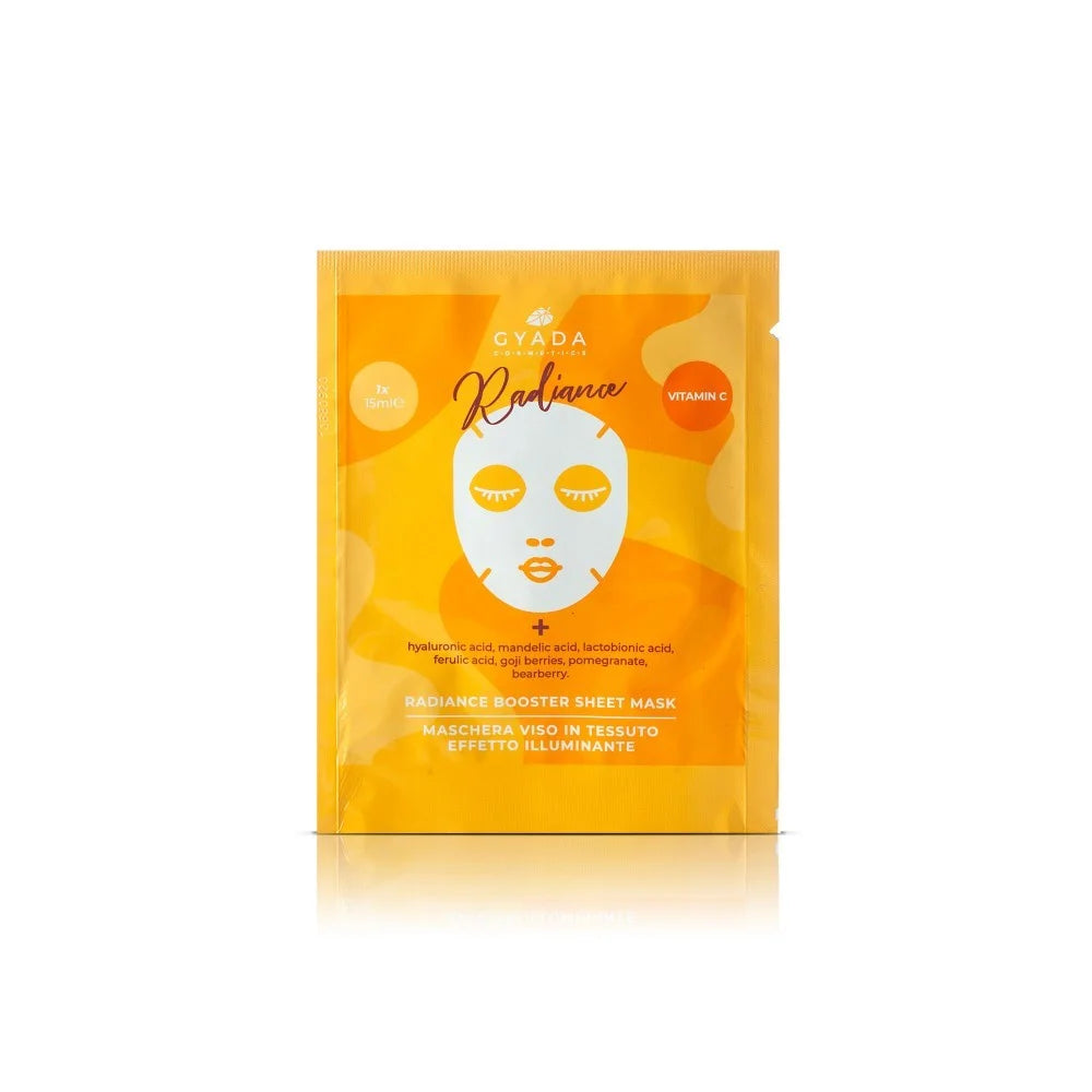 RADIANCE - Maschera Viso in Tessuto Illuminante - Gyada Cosmetics