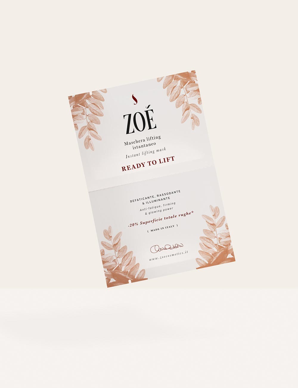 Ready to Lift - Anti-wrinkle face mask with lifting effect