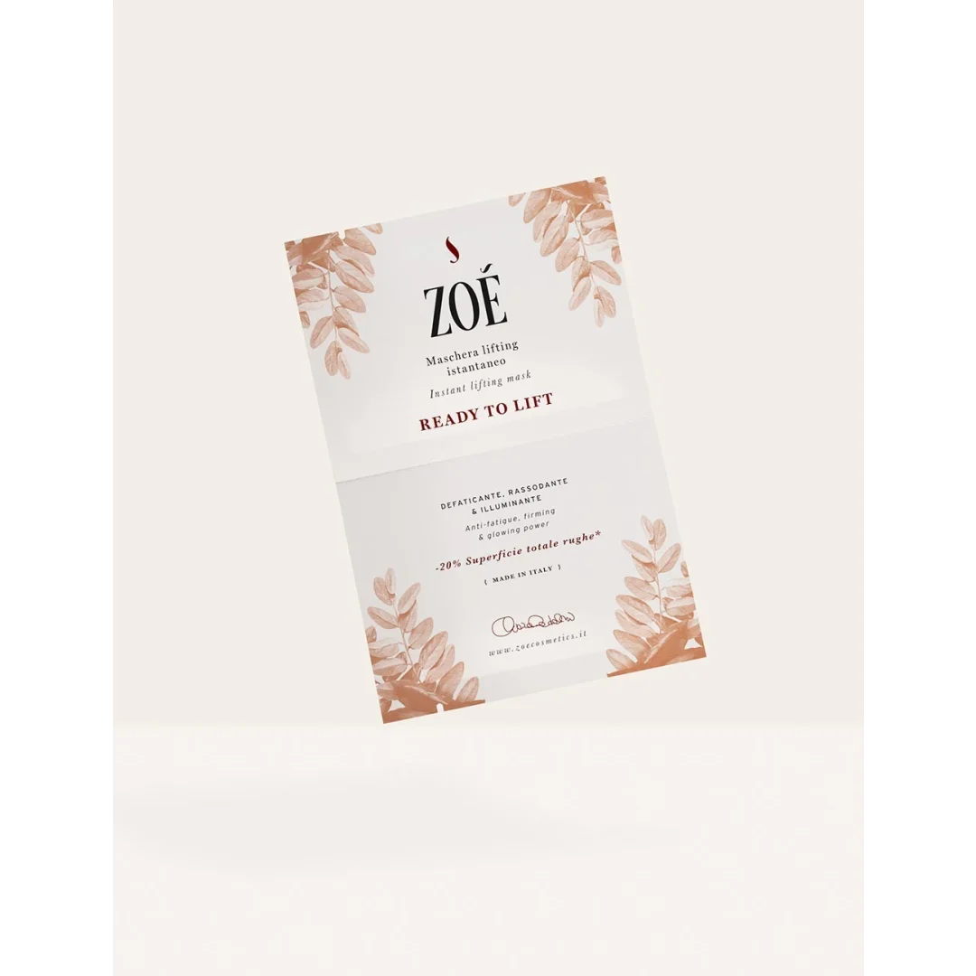 Ready to Lift - Maschera Viso Antirughe effetto Lifting - Zoe Cosmetics