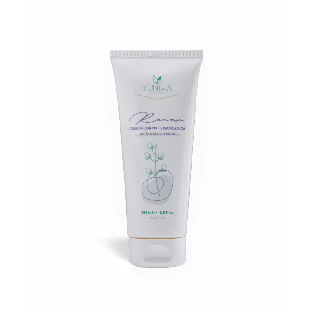 Renew - Crema Corpo e Gambe Drenante Termogenica - Yuniwa Cosmetics