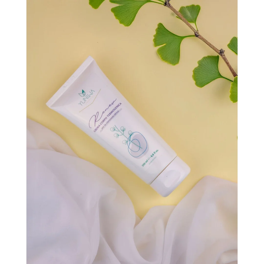 Renew - Crema Corpo e Gambe Drenante Termogenica - Yuniwa Cosmetics