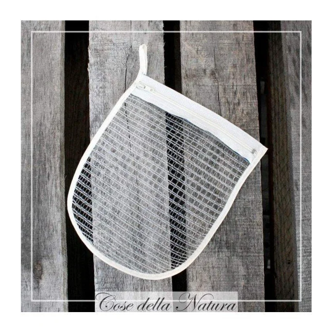 Retina con Zip L - Bianca - Cose Della Natura