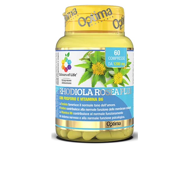 Rodhiola Rosea - Integratore per stress mentale e fisico - Optima Naturals