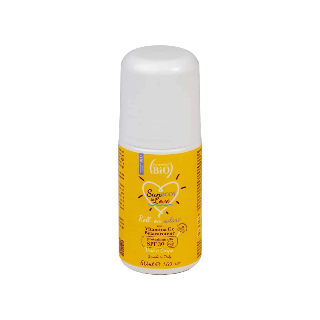 Roll-on Solare Viso SPF 30 – Sun Body to Love - Parentesi Bio Roll on