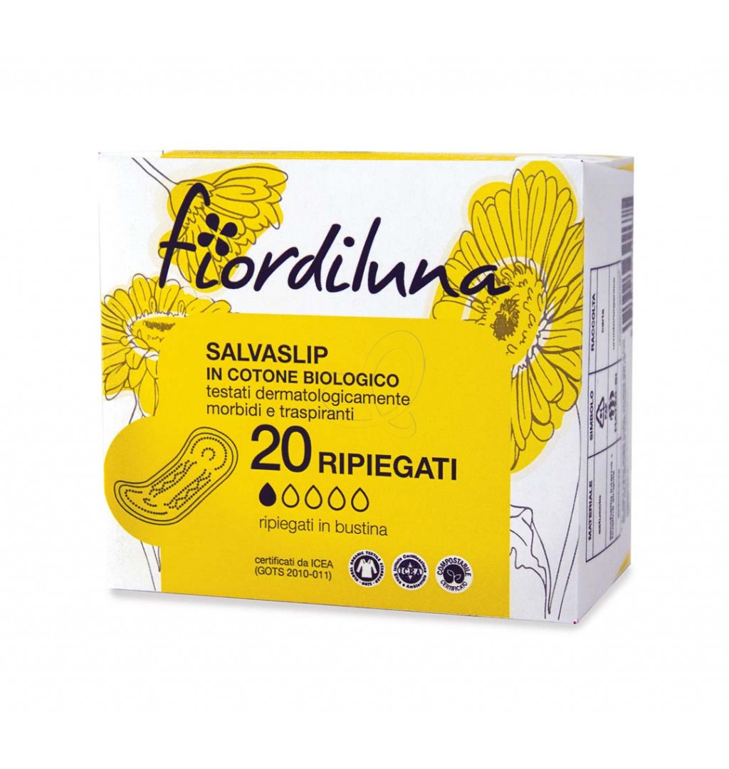 Salvaslip in cotone biologico - Ripiegati