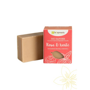 Sapone Bio Delicato Rosa e Burro di Karitè - La Saponaria
