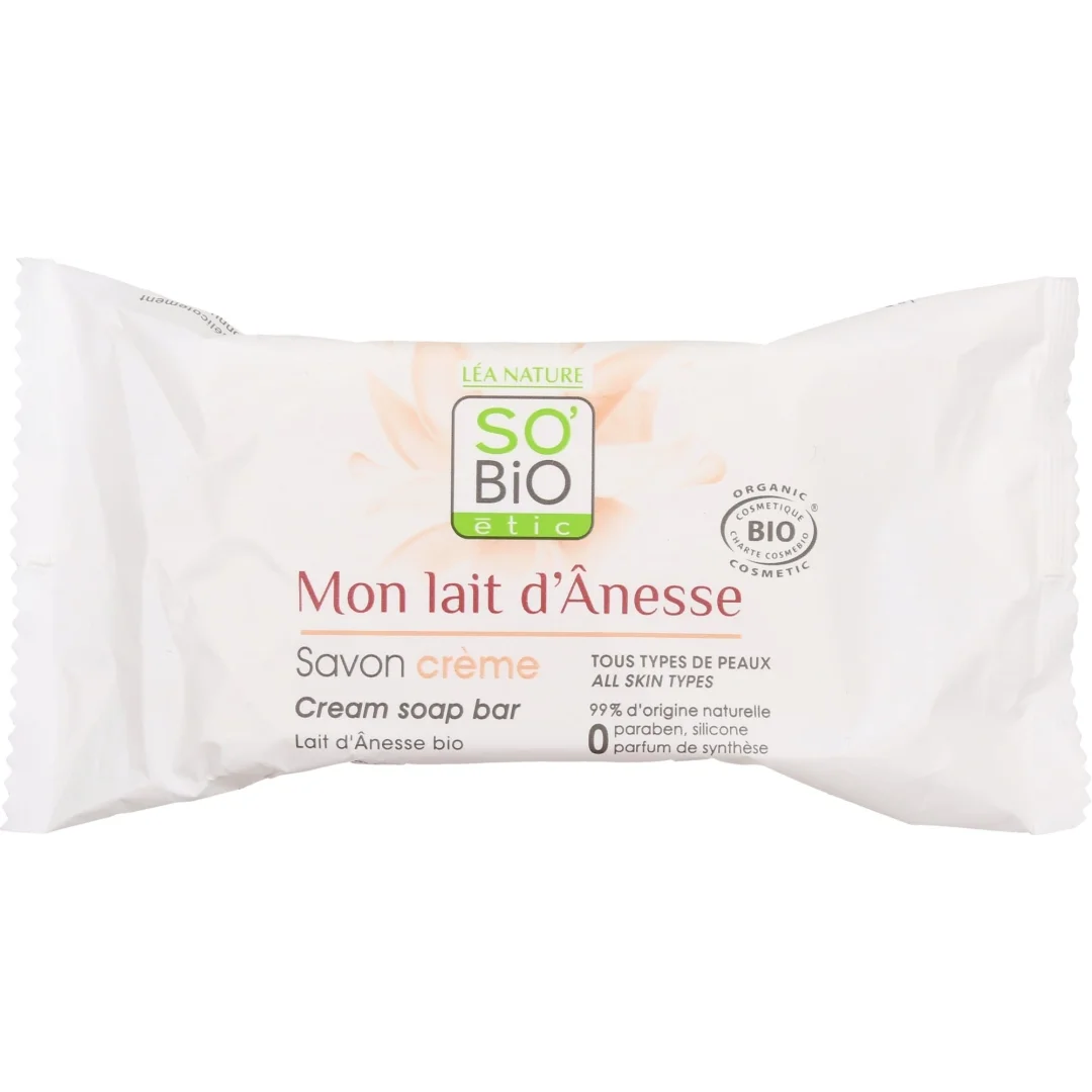 Sapone Cremoso Bio per il Viso al Latte d’Asina - SO’BiO étic