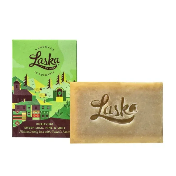 Sapone Energizzante e Purificante - Menta Latte di Pecora - Laska by Nature