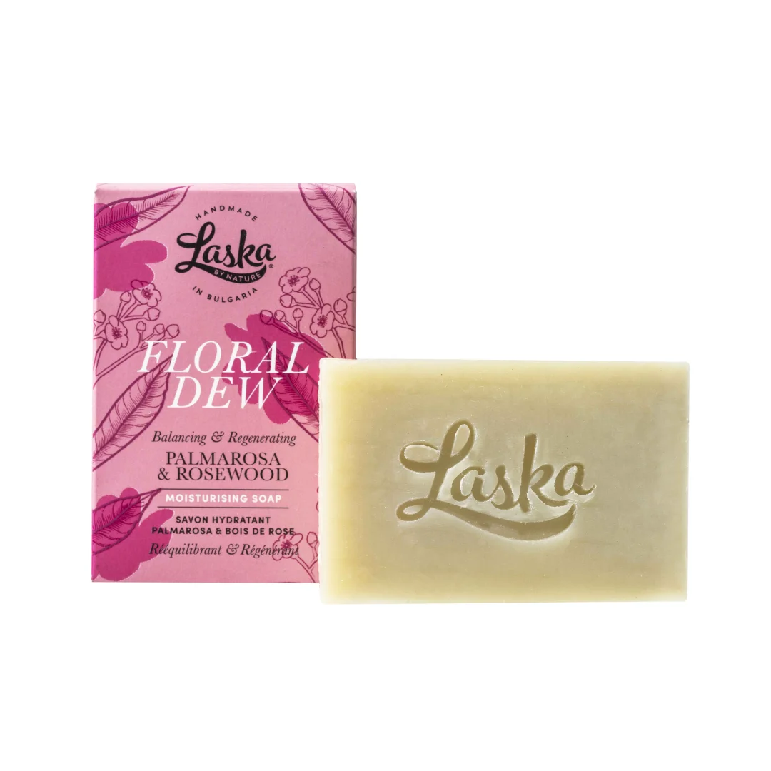 Sapone Idratante – Palmarosa & Legno di Rosa - Laska by Nature