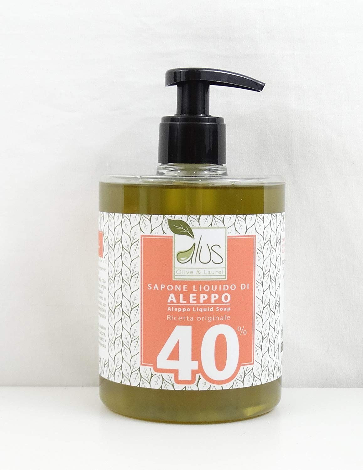 Savon liquide 40% laurier Huile