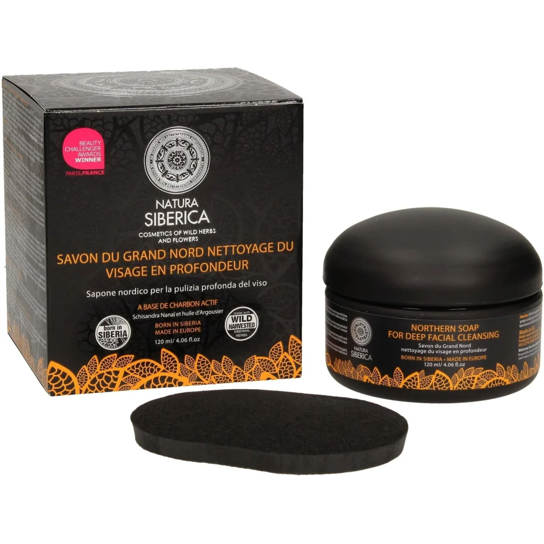 Sapone nero al carbone attivo purificante - Natura Siberica
