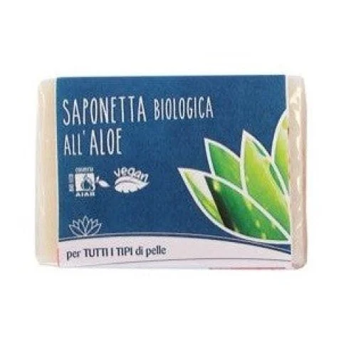 Saponetta all’Aloe Vera per Pelli Sensibili e Delicate - Fior di Loto