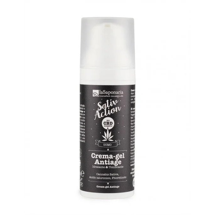 Sativaction - Crema-Gel viso Antiage e Riequilibrante - La Saponaria