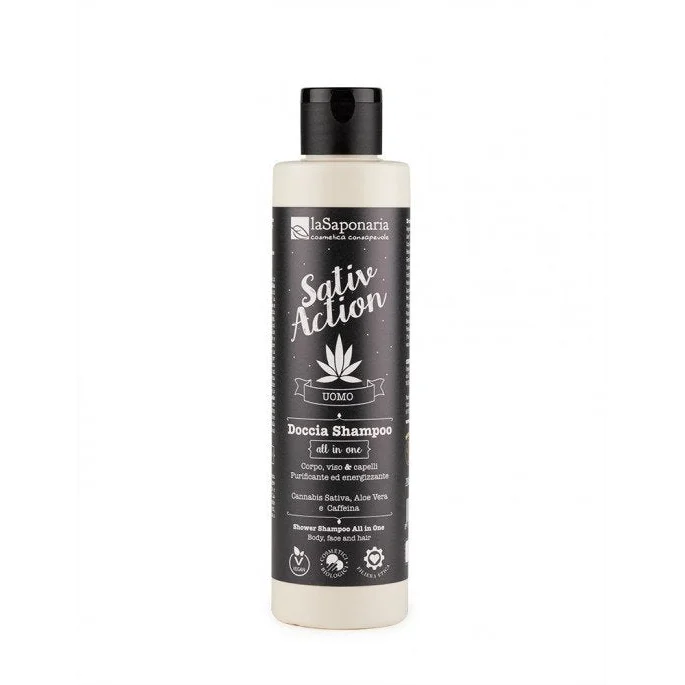 Sativaction - Doccia Shampoo Tonificante ed Idratante - La Saponaria