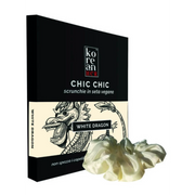 Scrunchie in Seta Vegana - White Dragon - Gentleaf