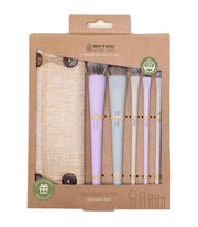Wheat Fiber Makeup Brush Set
